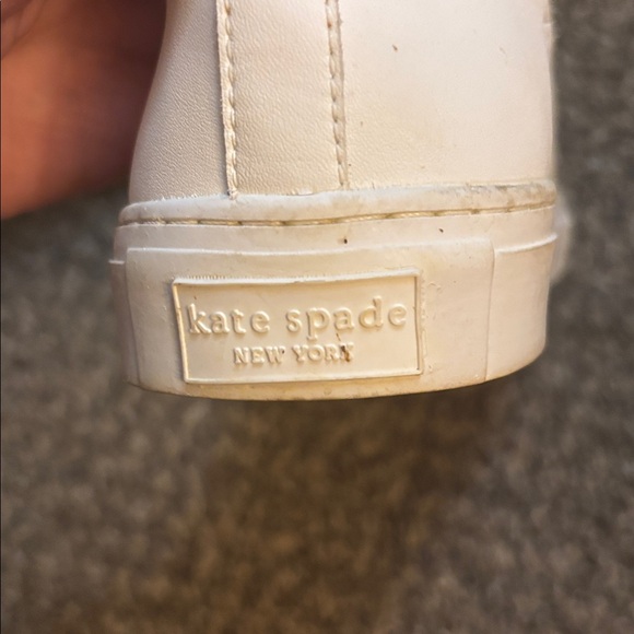Kate Spade White Perforated Sneakers - Picture 5 of 8